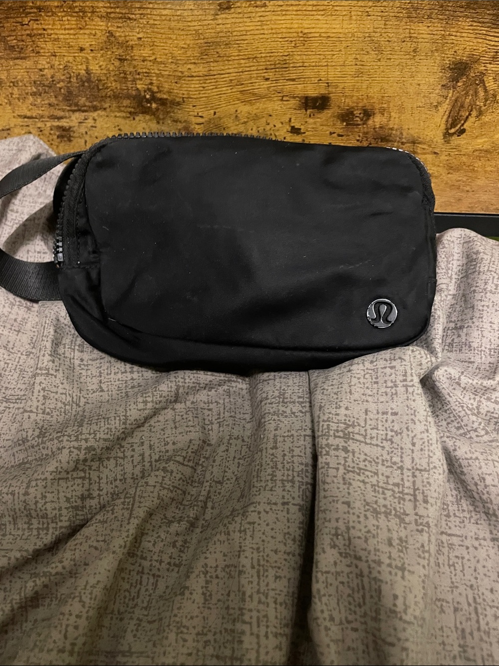 lululemon athletica Black Men's Waist/Sling Bag - Minimal Logo